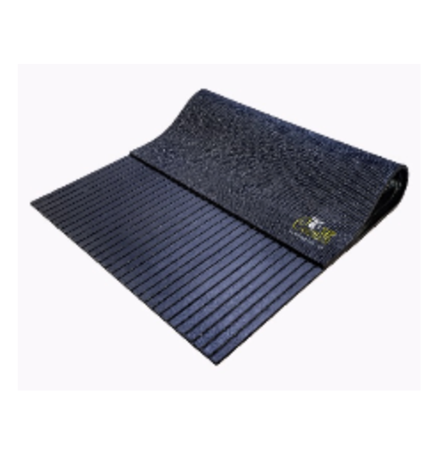 Rubber/Stable Cow Mat - Hammer Top with Grooved Bottom - Straight Edge