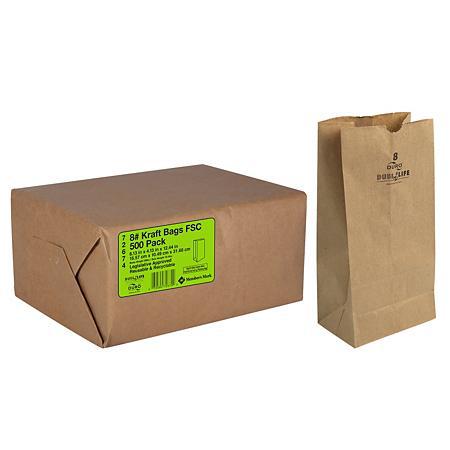 PAPER BAG #8 KRAFT