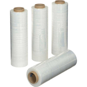 Machine Film & Hand Film - 14.0 micron x 450 meter; 4 rolls/case - Roll Height:17.7" Roll Length: 1476'