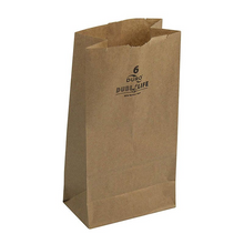 Load image into Gallery viewer, #6 KRAFT PAPER BAG